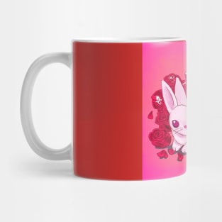 White Rabbit Valentine Mug